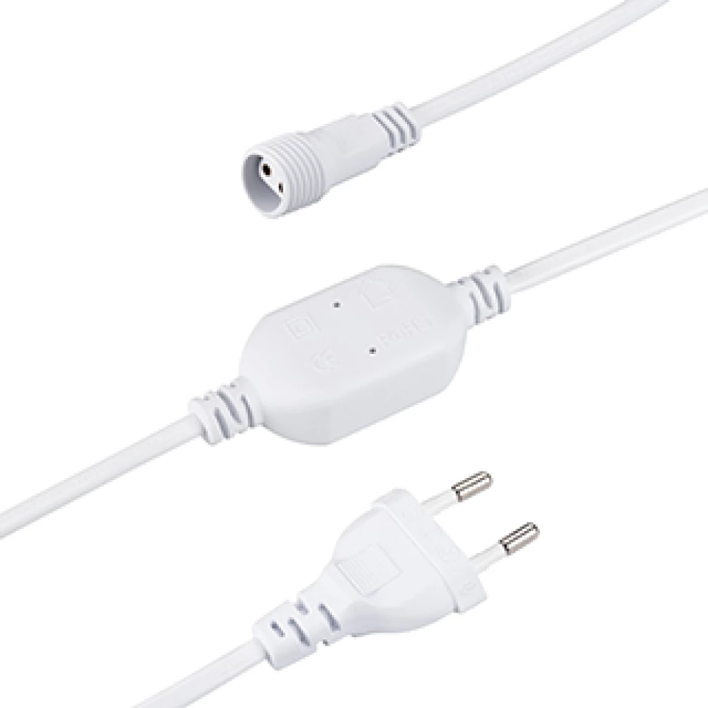 Шнур питания ARD-ICICLE-CLASSIC-1.5M White (230V, 1.6A) (Ardecoled, -) 042830 - Viokon.com