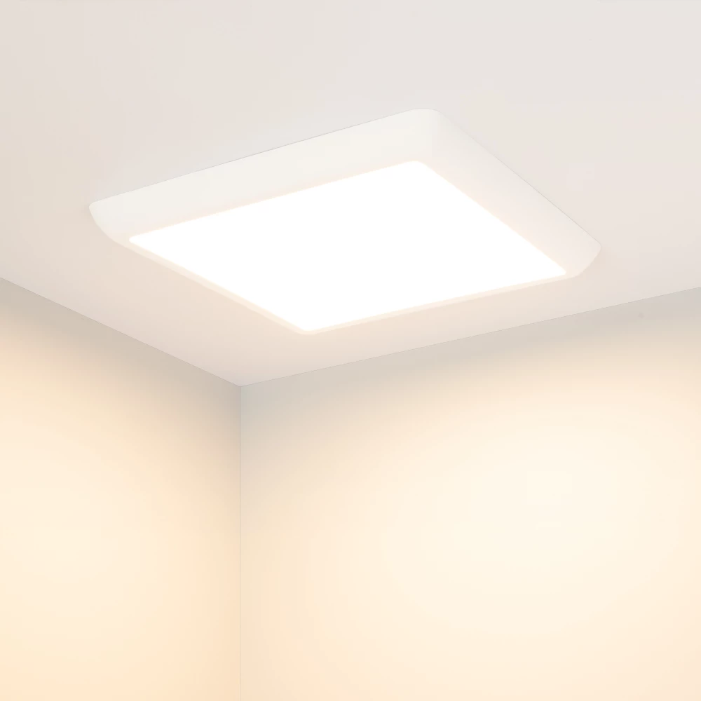 Светильник CL-FIOKK-S300x300-25W Day4000-MIX (WH, 120 deg, 230V) (Arlight, IP44 Пластик, 3 года) 034472 - Viokon.com