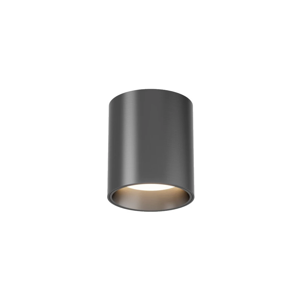 DK2610-DN Накладной светильник SHINE TUBE со светодиодом D70H80 IP20 3000К 10W RA90 темный никель алюминий - Viokon.com