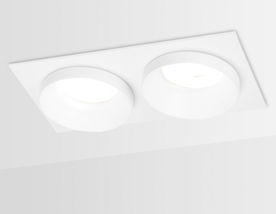 Встраиваемый точечный светильник MR16 TN170/2 WH белый GU5.3 175*92*40 - Viokon.com