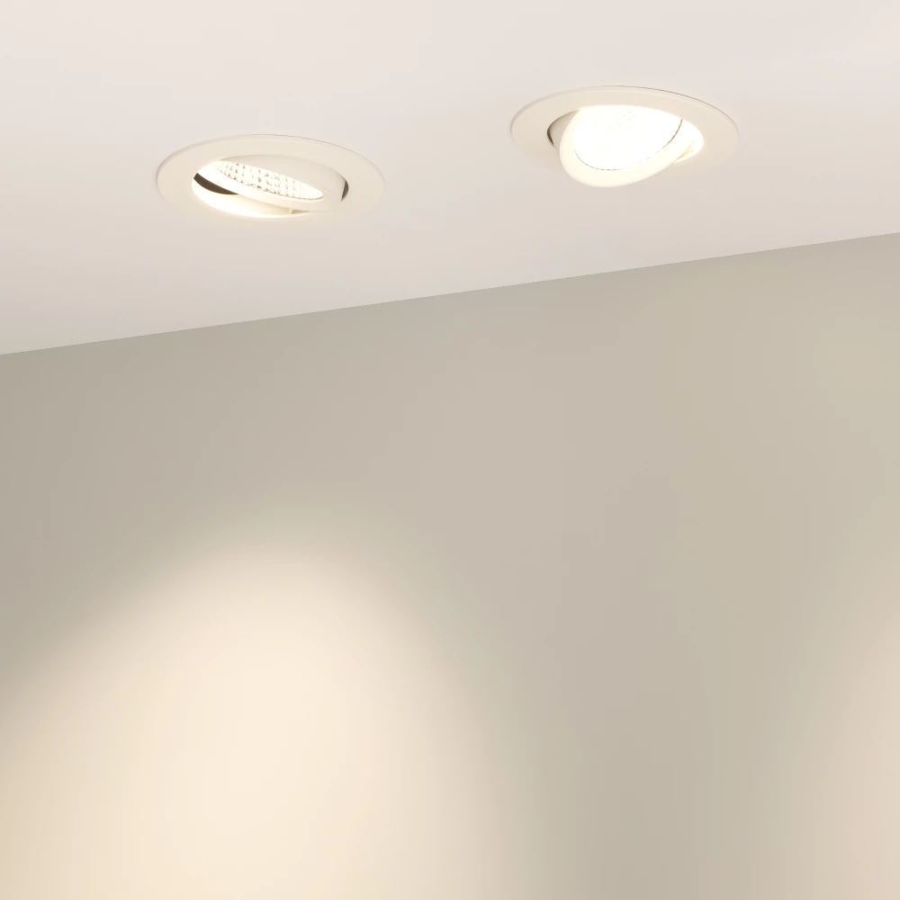 Светильник LTD-POLAR-TURN-R105-10W Warm3000 (WH, 36 deg, 230V) (Arlight, IP20 Пластик, 3 года) 032867 - Viokon.com