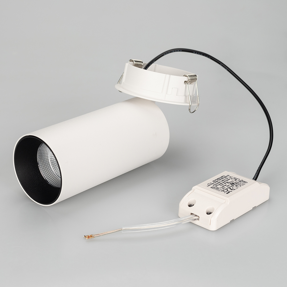 Светильник SP-POLO-BUILT-R65-8W Day4000 (WH-BK, 40 deg) (Arlight, IP20 Металл, 5 лет) 027249 - Viokon.com