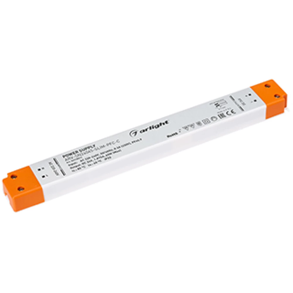 Блок питания ARV-SN24045-SLIM-PFC-C (24V, 1.87A, 45W) (Arlight, IP20 Пластик, 3 года) 029189(1) - Viokon.com