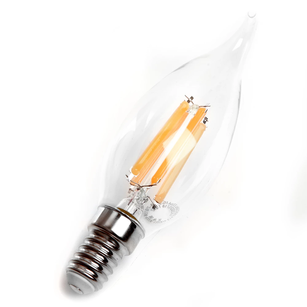 Лампа светодиодная Feron LB-718 Свеча на ветру E14 15W 230V 4000K (38263) - Viokon.com