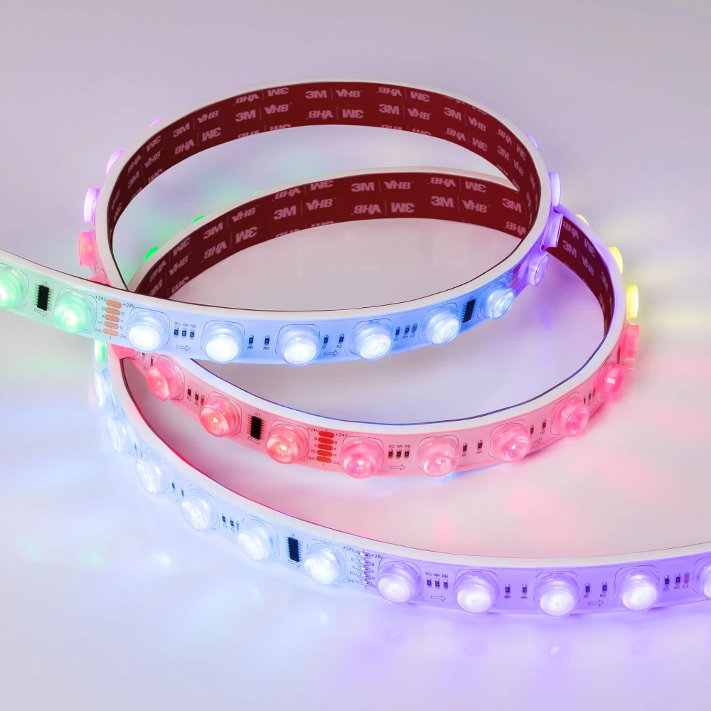Лента герметичная DMX-FLT-PS-S36-23mm 24V RGB-PX6 (20 W/m, IP67, 30deg, 5m) (Arlight, -) 038297 - Viokon.com