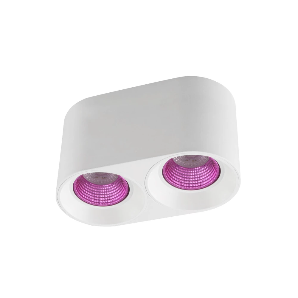 DK3096-WHPI Светильник накладной IP 20 10 Вт GU53 LED белыйрозовый пластик - Viokon.com