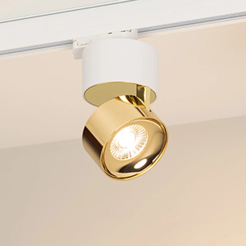 Светильник SP-PLURIO-TRACK-4TR-R77-9W Warm3000 (WH-BRS, 36 deg, 230V) (Arlight, IP20 Металл, 3 года) 038114 - Viokon.com