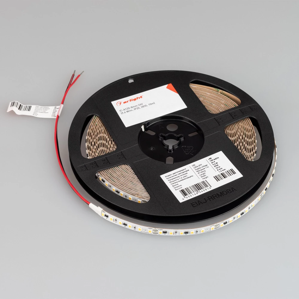 Лента IC-A120-8mm 24V Day5000 (9.6 W/m, IP20, 2835, 10m) (Arlight, стабилизированная) 037962 - Viokon.com