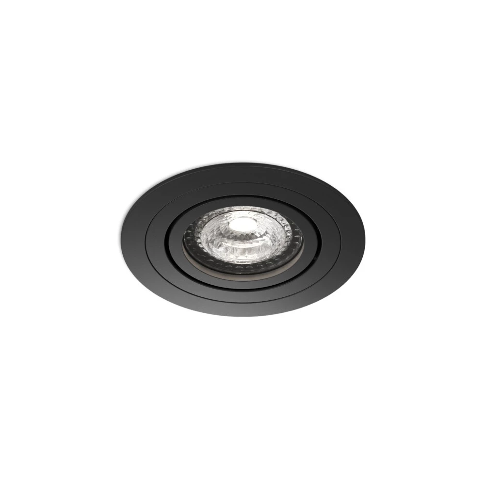 Встраиваемый светильник PRIME GU53 до 15 Вт LED IP20 черный алюминий - Viokon.com