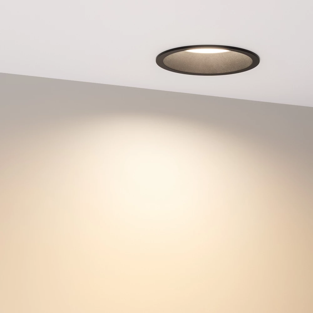 Светильник MS-BREEZE-BUILT-R104-12W Warm3000 (BK, 85 deg, 230V) (Arlight, IP20 Металл, 3 года) 036621 - Viokon.com