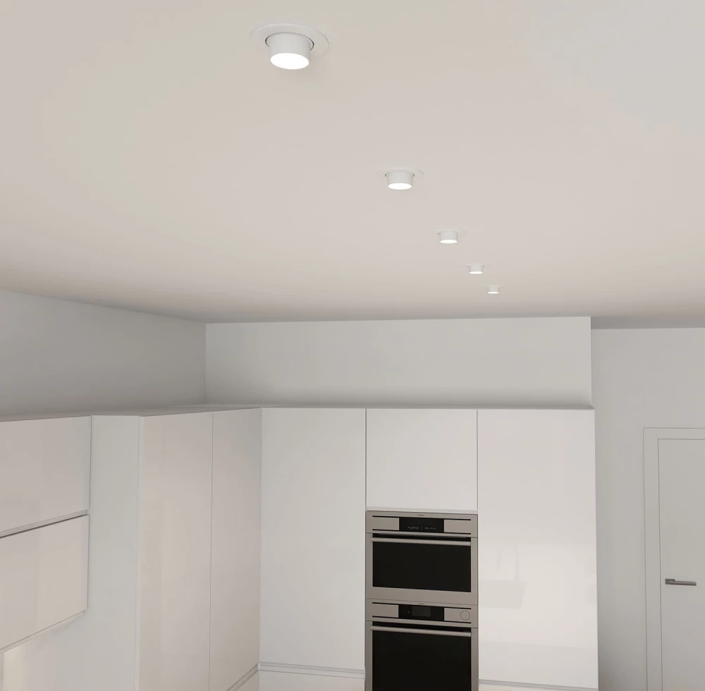 DK3120-WH Встраиваемый светильник IP20 до 15 Вт LED GU53 белый пластик - Viokon.com