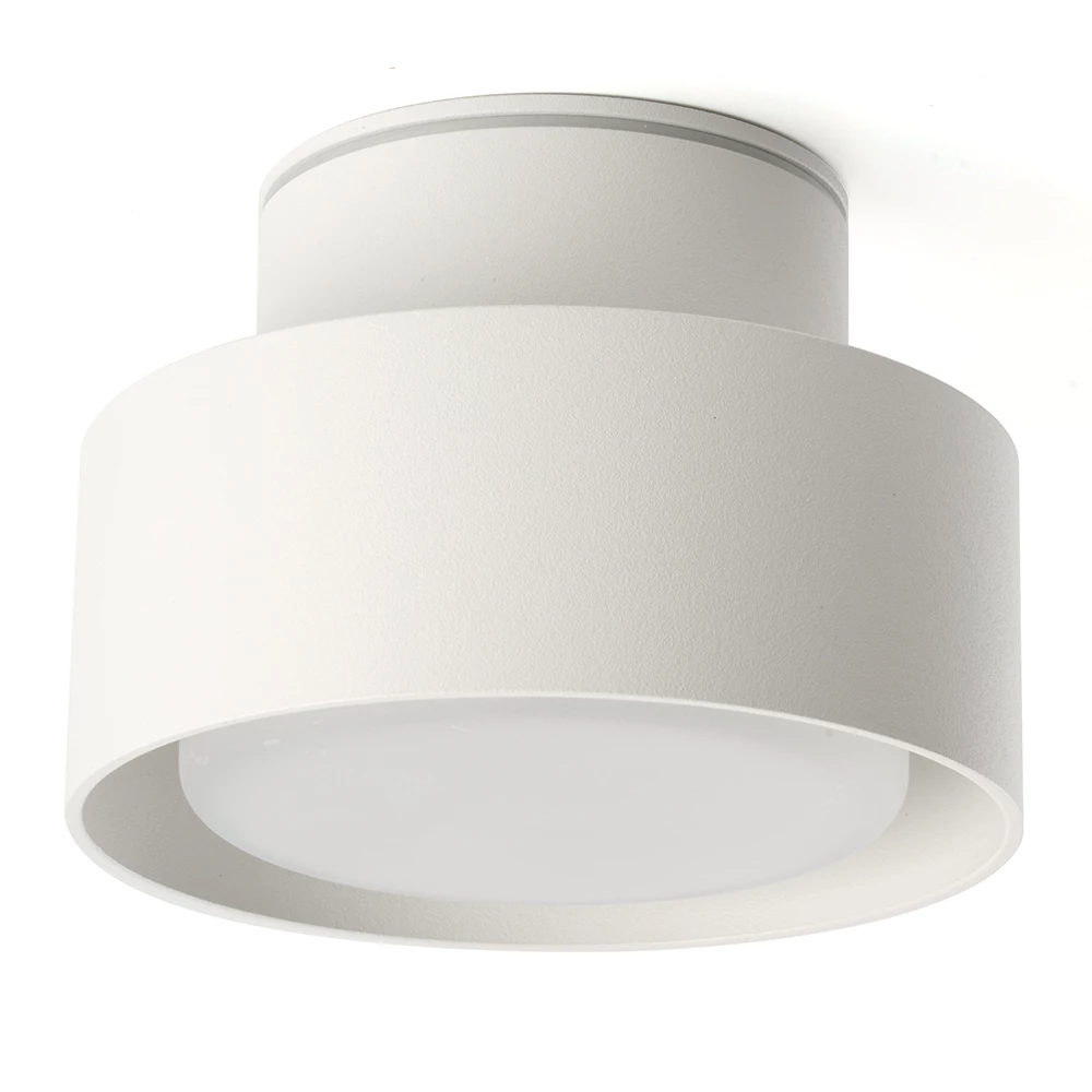 Светильник потолочный Feron HL367 Barrel AURA 12W, 230V, GX53, белый IP44 (48407) - Viokon.com