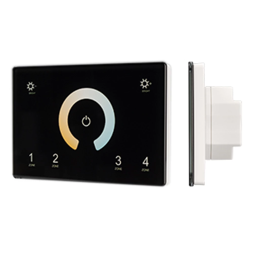 Панель Sens SMART-P81-MIX Black (230V, 4 зоны, 2.4G) (Arlight, IP20 Пластик, 5 лет) 028401 - Viokon.com
