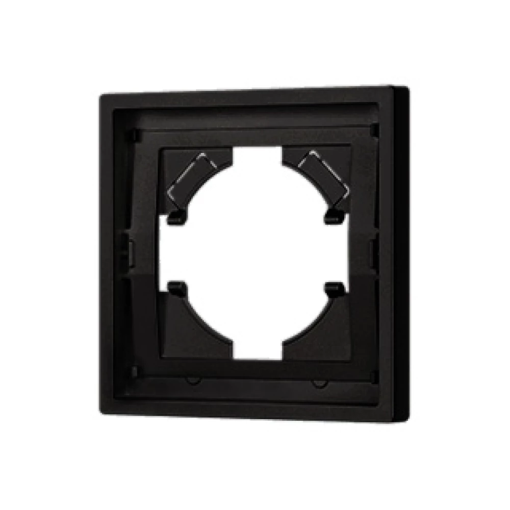 Рамка пластиковая FRM-TENDO-SFPL-1-BK (Arlight, Матовый черный) 054642 - Viokon.com