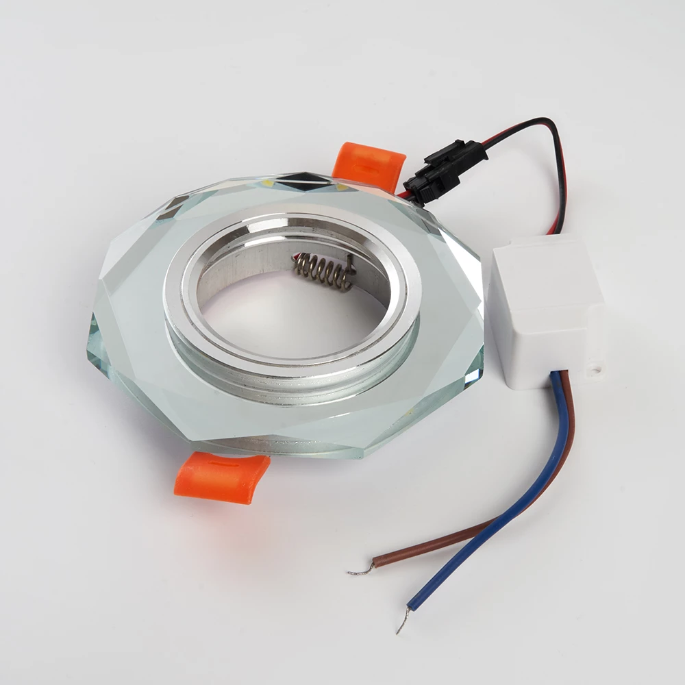 Светильник встраиваемый с белой LED подсветкой Feron CD8120 потолочный MR16 G5.3 белый (41909) - Viokon.com