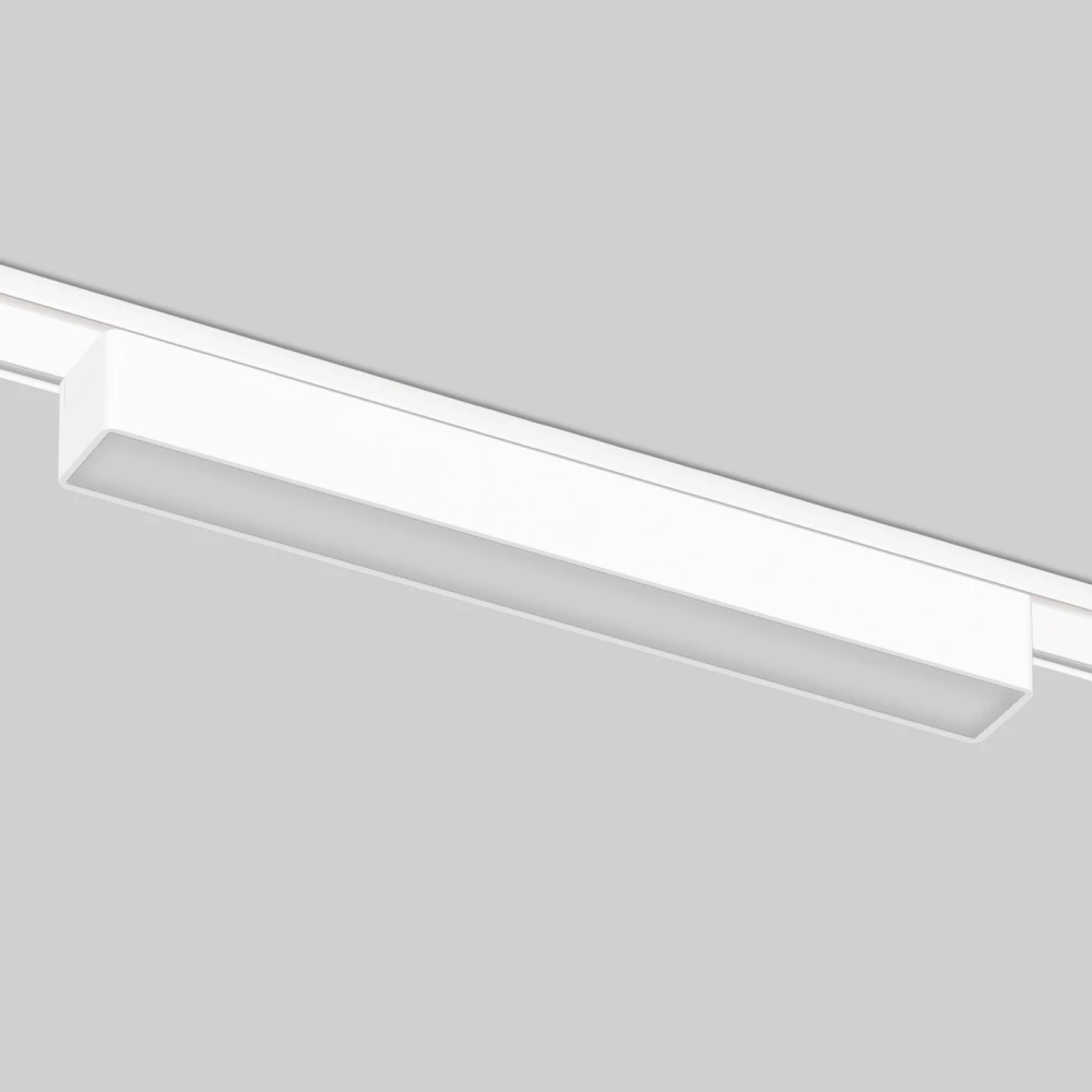 Светильник светодиодный трековый для шинопровода Magnetic Ultra Slim GV1447 WH белый IP20 10W 4200K 48V 230*26*24 - Viokon.com