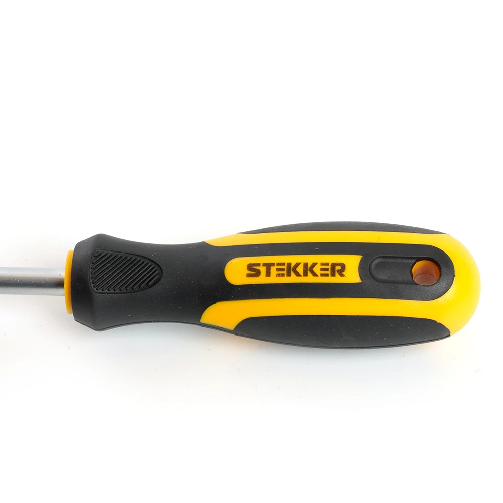 Отвертка шлицевая STEKKER SL 8.0 х 150 мм Cr-V, SDM-SL80-150 (39774) - Viokon.com