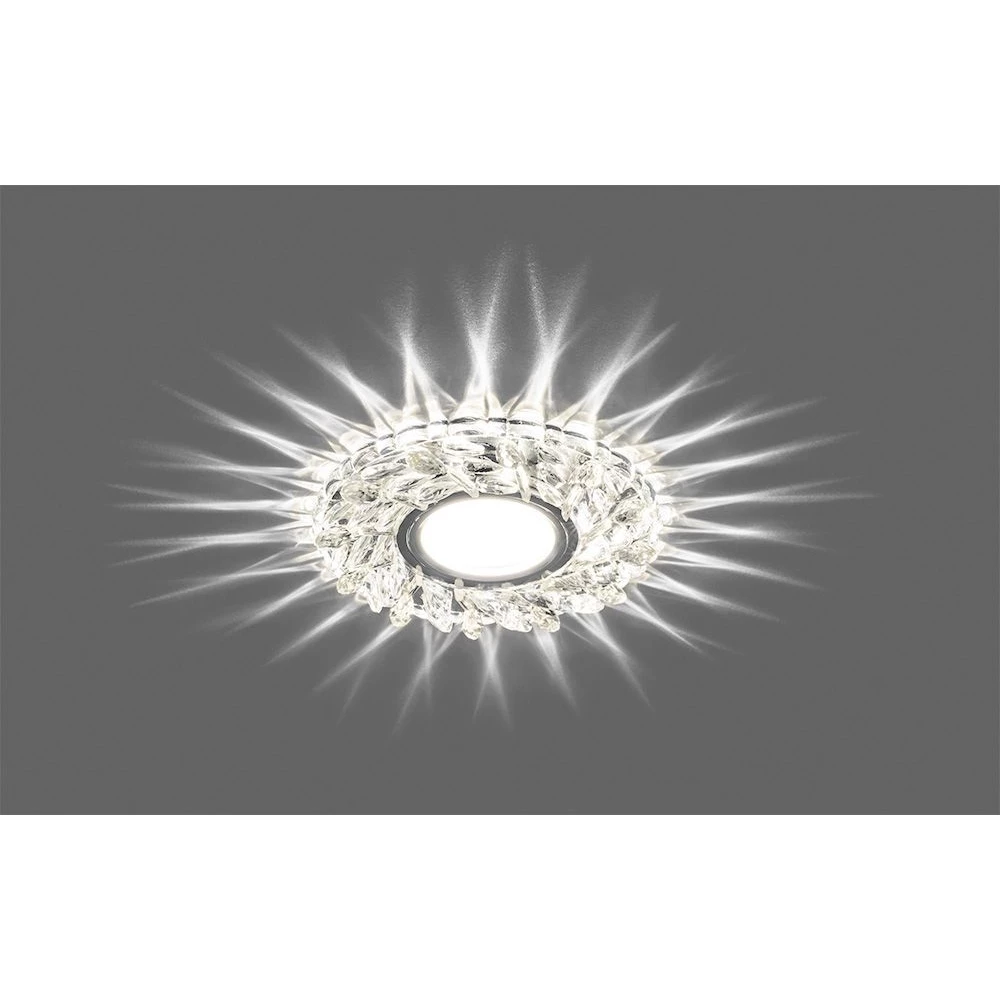 Светильник встраиваемый с белой LED подсветкой Feron CD915 потолочный MR16 G5.3 прозрачный (28987) - Viokon.com