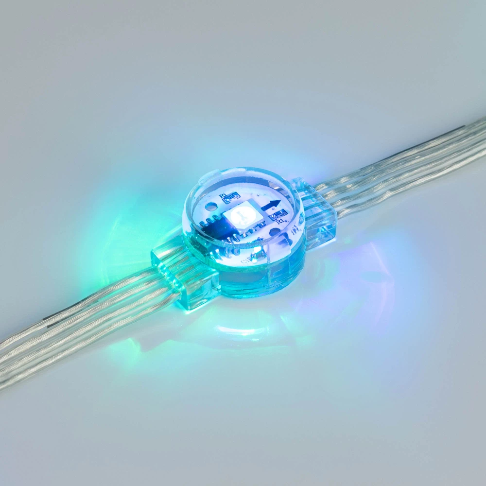 Модуль управляемый DMX-B1-D20 12V RGB (0.3W, IP68, 120 deg) (Arlight, Пластик, 3 года) 036777 - Viokon.com