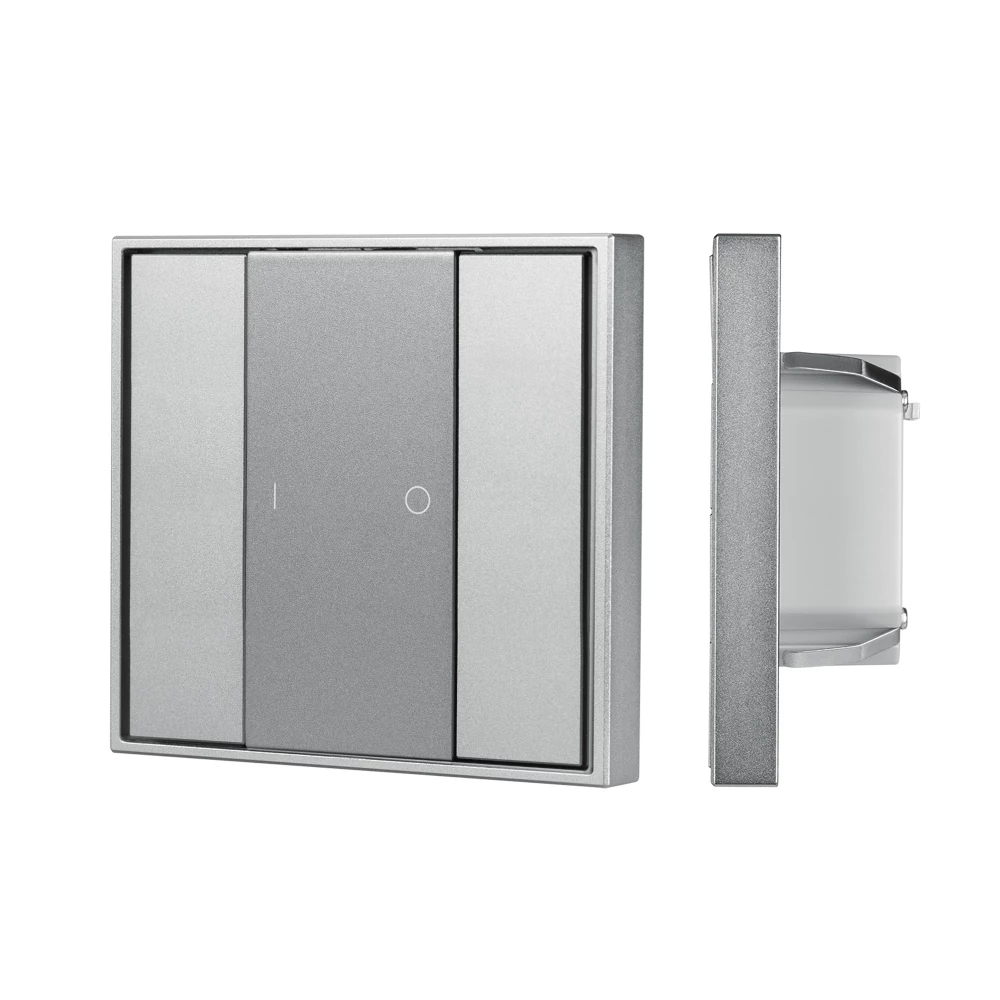 INTELLIGENT ARLIGHT Кнопочная панель DALI-201-23-1G-DIM-DT6-IN Silver (BUS, Frame) (IARL, IP20 Металл, 3 года) 048181 - Viokon.com