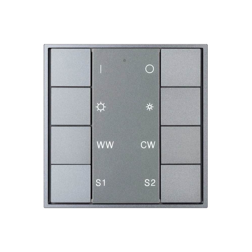 INTELLIGENT ARLIGHT Кнопочная панель DALI-201-23-1G-2SC-MIX-DT8-IN Silver (BUS, Frame) (IARL, IP20 Металл, 3 года) 048217 - Viokon.com