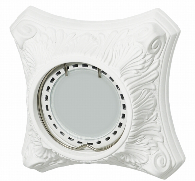Светильник гипсовый встраиваемый mr 16 Roden RD-009 Wh - Viokon.com