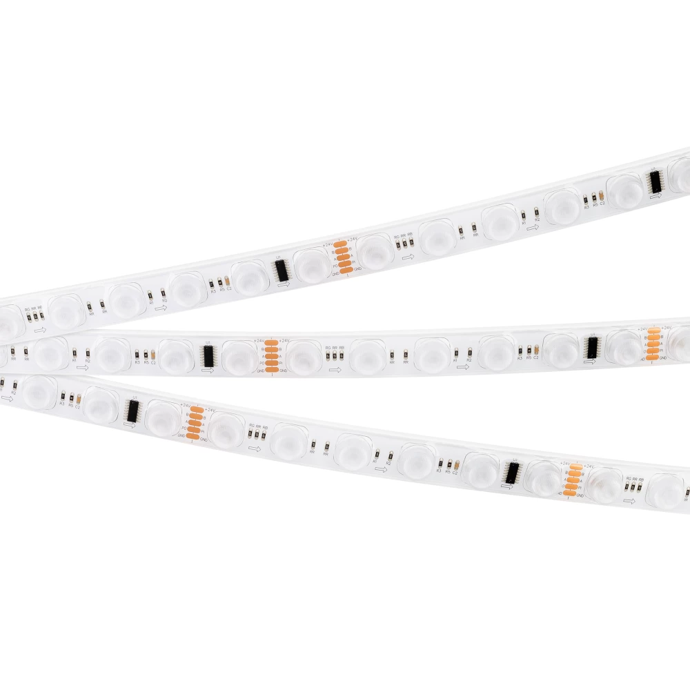 Лента герметичная DMX-FLT-PS-S36-23mm 24V RGB-PX6 (20 W/m, IP67, 30deg, 5m) (Arlight, -) 038297 - Viokon.com