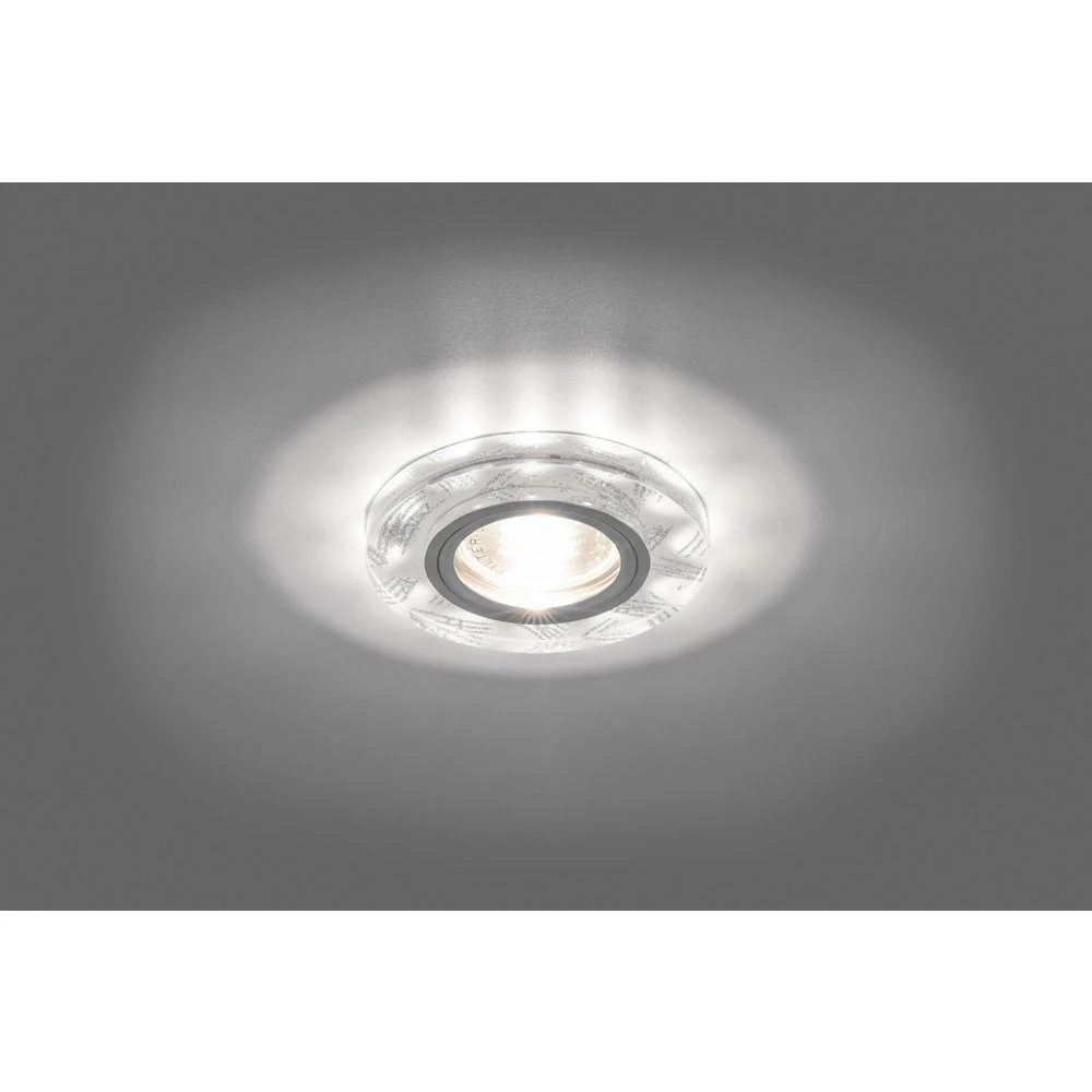 Светильник встраиваемый с белой LED подсветкой Feron 8686-2 потолочный MR16 G5.3 белый (28465) - Viokon.com