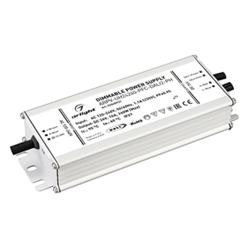 Блок питания ARPV-UH24240-PFC-DALI2-PH (24V, 10.0A, 240W) (Arlight, IP67 Металл, 7 лет) 025689(2) - Viokon.com