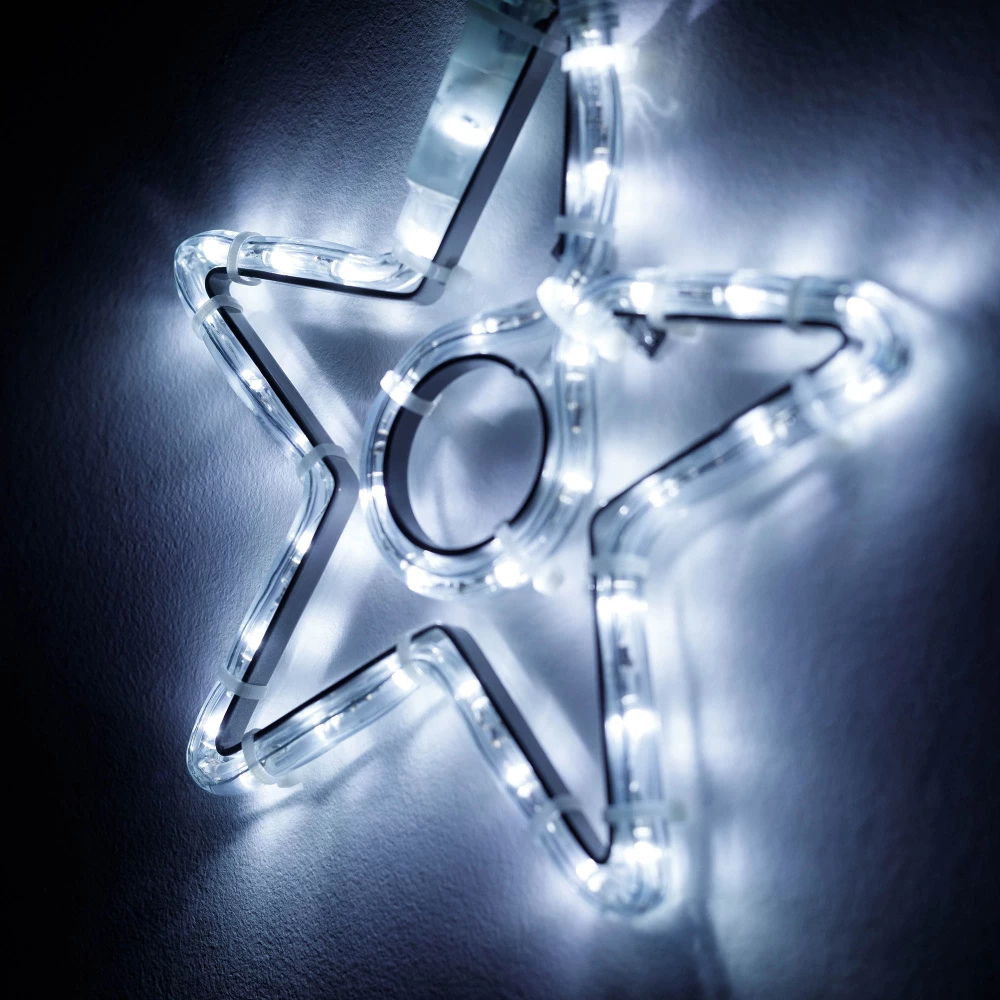Фигура светодиодная ARD-STAR-M4-200x220-36LED White (230V, 2.5W) (Ardecoled, IP65, 1 год) 034263 - Viokon.com