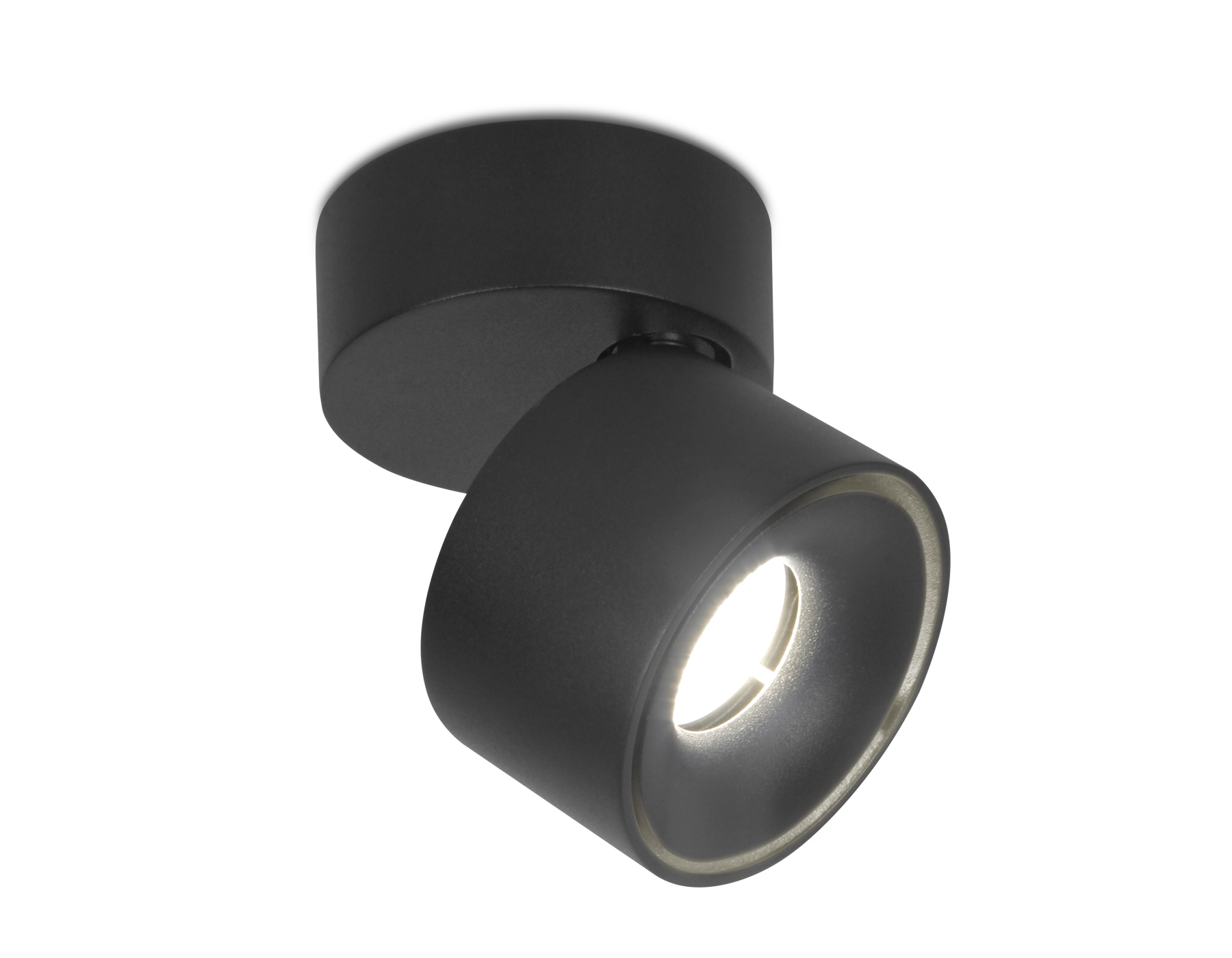 Накладной поворотный светодиодный светильник TN269 SBK черный песок LED 4200K 7W D75*83 - Viokon.com