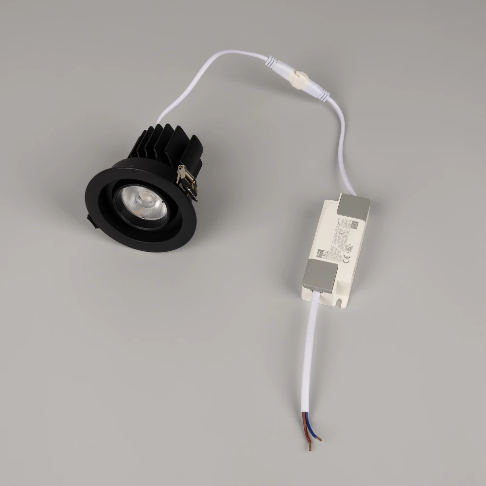 Светильник MS-VORTEX-BUILT-R90-12W Warm3000 (BK-BK, 40 deg, 230V) (Arlight, IP20 Металл, 5 лет) 043481 - Viokon.com