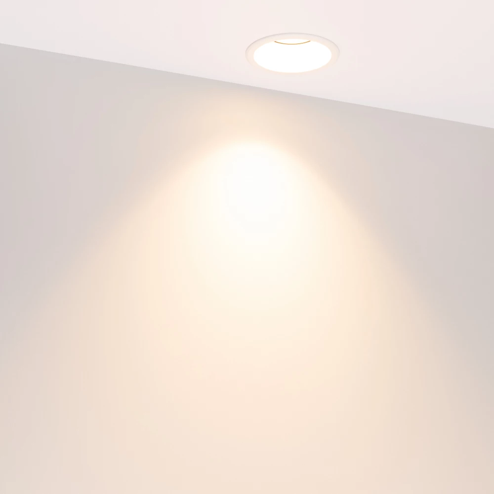 Светильник MS-FLOW-BUILT-R85-12W Warm3000 (WH, 55 deg, 230V) (Arlight, IP20 Металл, 5 лет) 060916 - Viokon.com