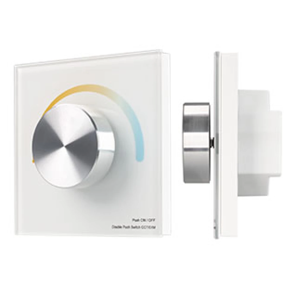 Панель SMART-P2-MIX-G-IN White (3V, Rotary, 2.4G) (Arlight, IP20 Пластик, 5 лет) 033754 - Viokon.com