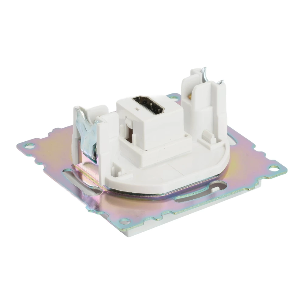 Розетка HDMI 2.1, Type A  (механизм), STEKKER GLS00-7118-01, серия Катрин, белый (50058) - Viokon.com