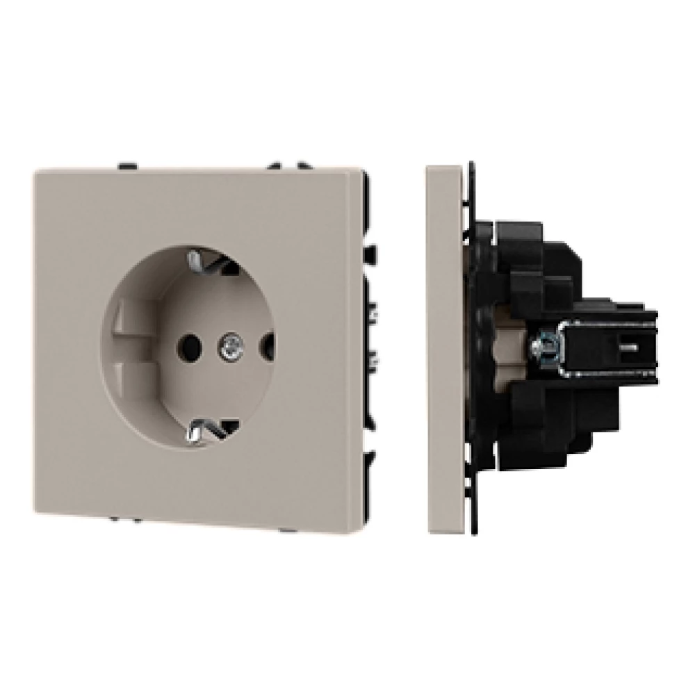 Механизм электрической розетки SCT-NOBE-MEU1-SFPL-CA (230V, 16A) (Arlight, Кашемир) 059452 - Viokon.com