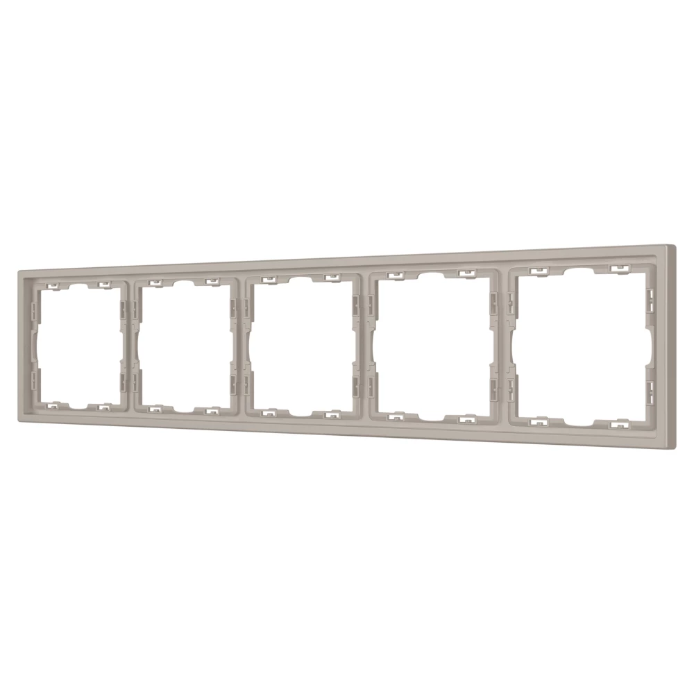 Рамка пластиковая FRM-NOBE-SFPL-5-CA (Arlight, Кашемир) 059462 - Viokon.com