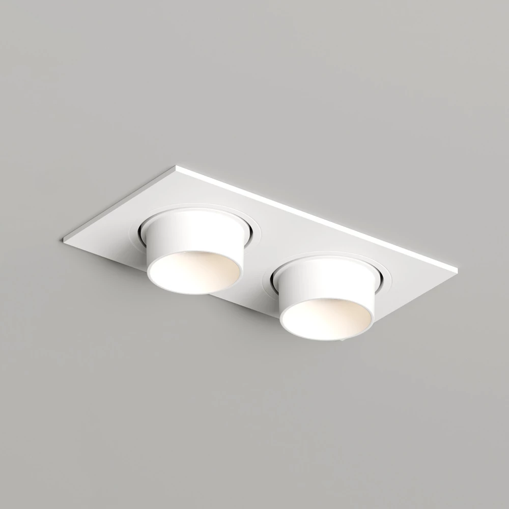 DK3122-WH Встраиваемый светильник IP20 до 15 Вт LED GU53 белый пластик - Viokon.com