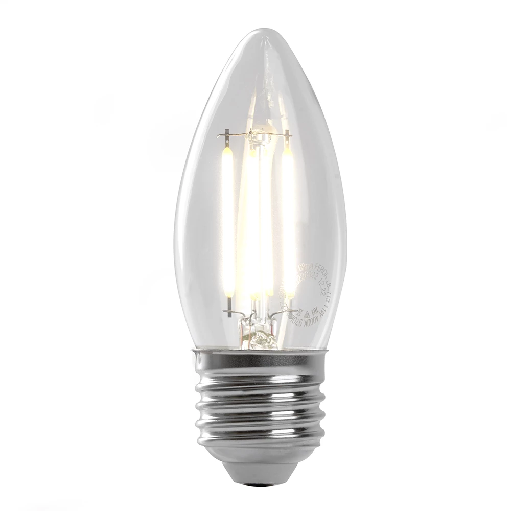 Лампа светодиодная Feron LB-66 Свеча E27 7W 230V 4000K (38271) - Viokon.com