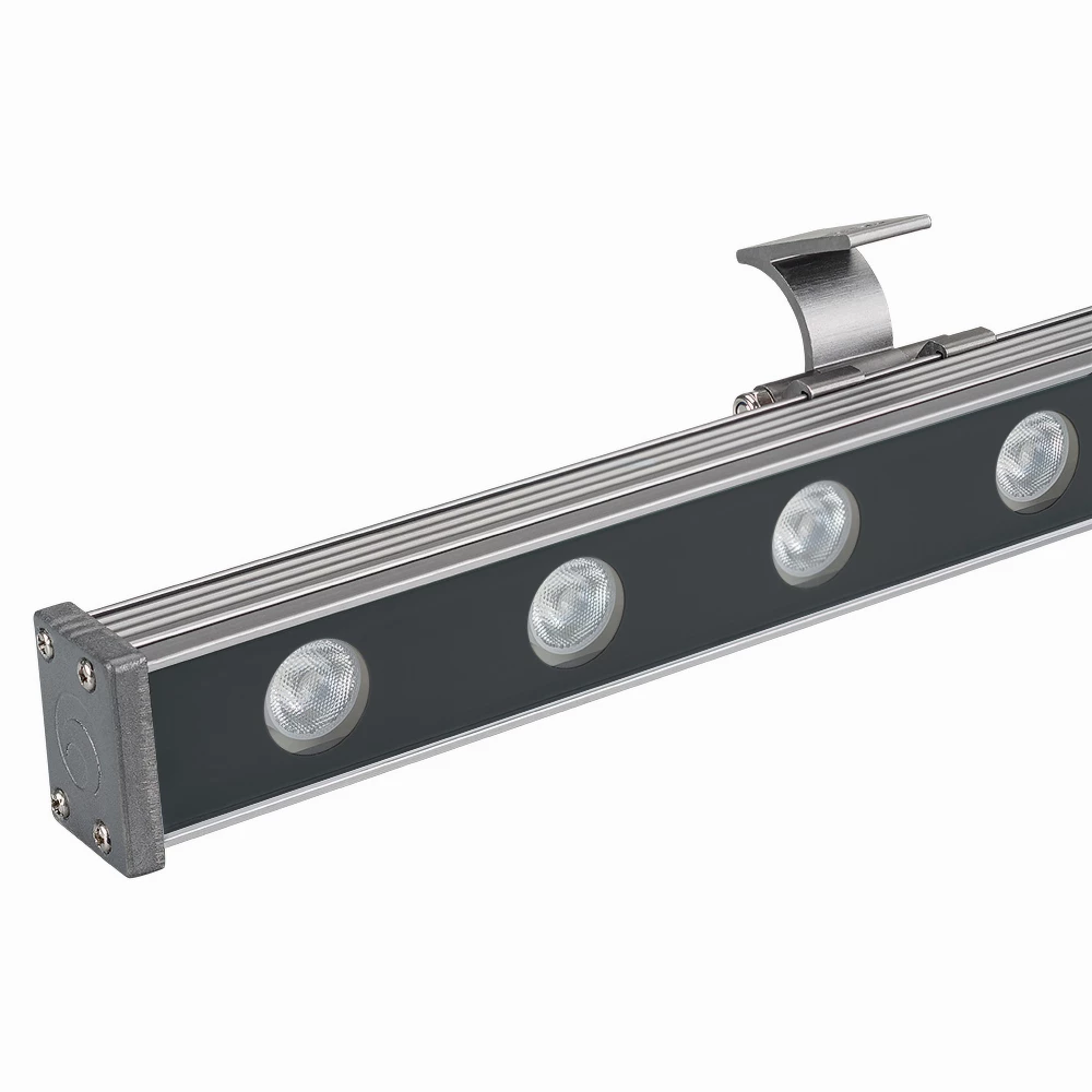 Светодиодный прожектор AR-LINE-1000S-18W-24V RGB (Grey, 30 deg, DMX512) (Arlight, Закрытый) 023623 - Viokon.com