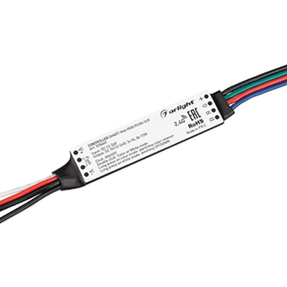 Контроллер SMART-K46-RGB-PUSH-SUF (12-24V, 3x1A, 2.4G) (Arlight, Пластик) 028440 - Viokon.com