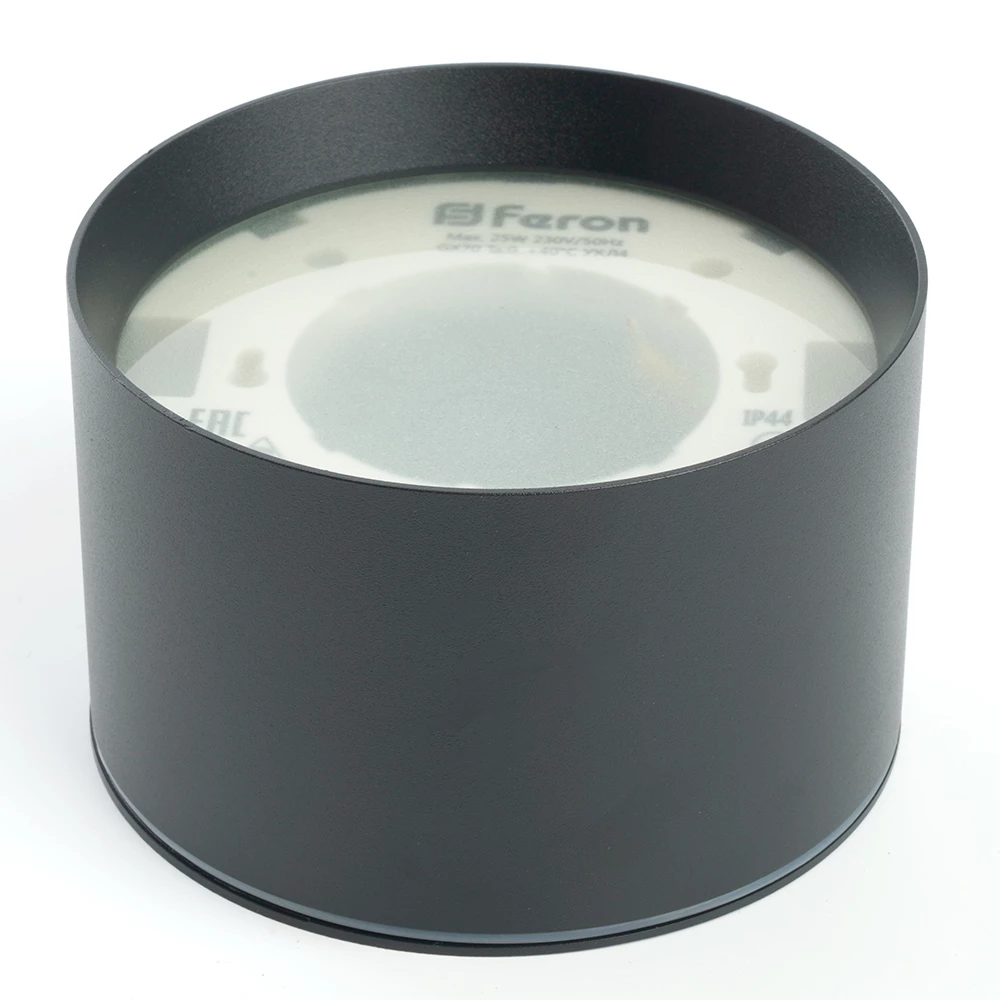 Светильник потолочный Feron HL373 25W, 230V, GX70, черный (48733) - Viokon.com