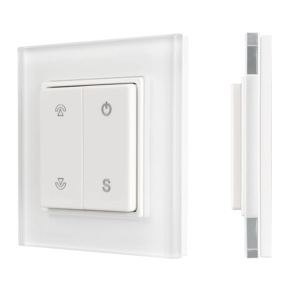 Панель SMART-P47-DIM-G-SUF (3V, 1 зона, Knob, 2.4G) (Arlight, Стекло) 032983 - Viokon.com