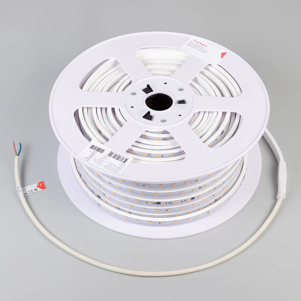 Лента герметичная ARL-PV-B54-15.5mm 230V White6000 (8 W/m, IP65, 5060, 10m) (Arlight, -) 029403(2) - Viokon.com