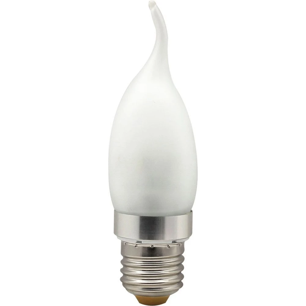 Лампа светодиодная, 6LED(3.5W) 230V E27 4000K матовая хром, LB-71 (25312) - Viokon.com