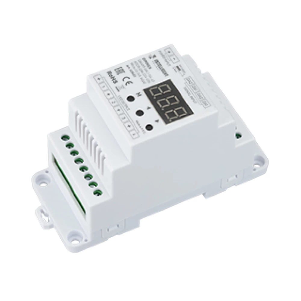 INTELLIGENT ARLIGHT Диммер SMART-DALI-104-62-ADDR-DIM-DT6-DIN White (12-24V, 4x5A) (IARL, IP20 Пластик, 5 лет) 028422 - Viokon.com