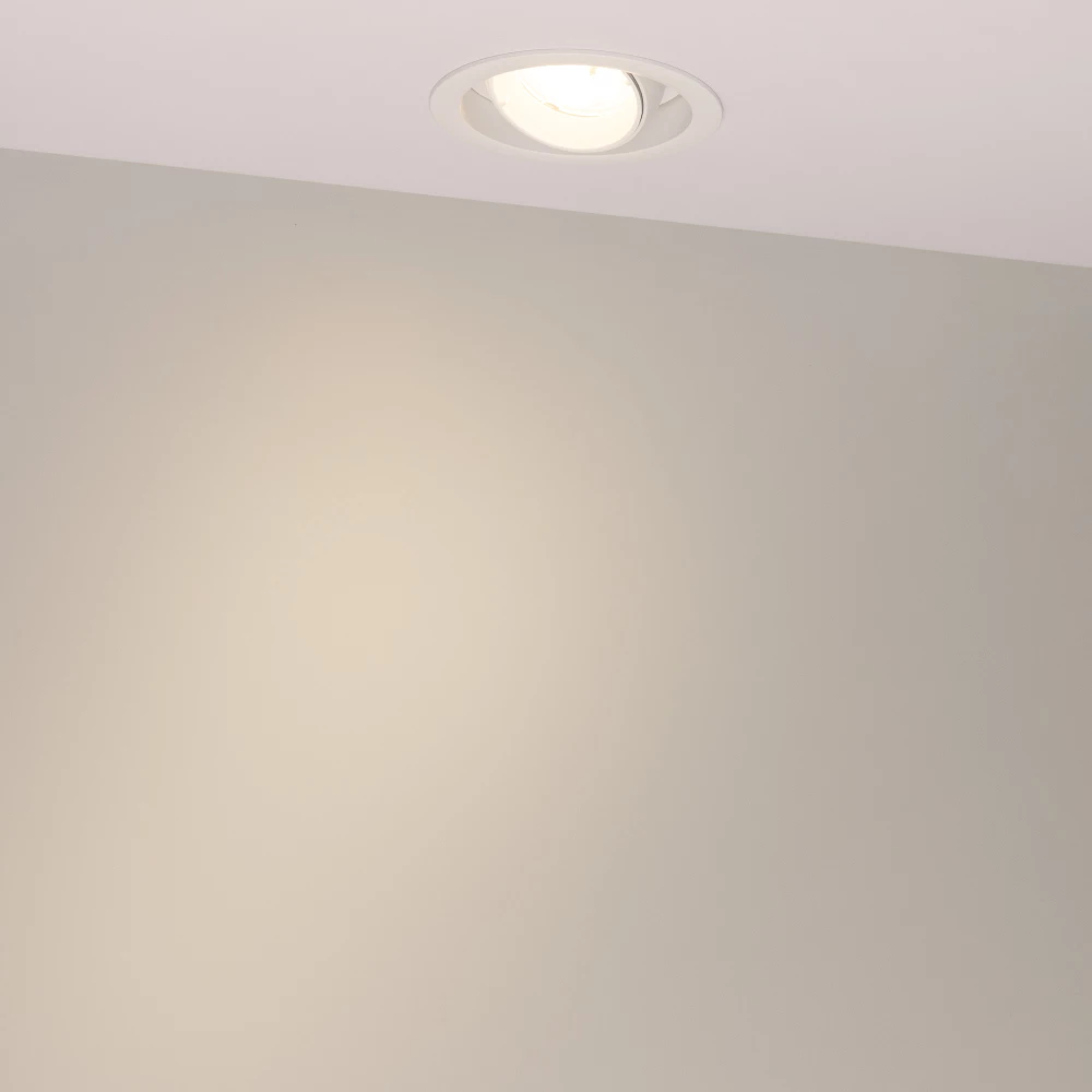 Светильник MS-VORTEX-BUILT-R110-20W Warm3000 (WH-WH, 20 deg, 230V) (Arlight, IP20 Металл, 5 лет) 056565 - Viokon.com
