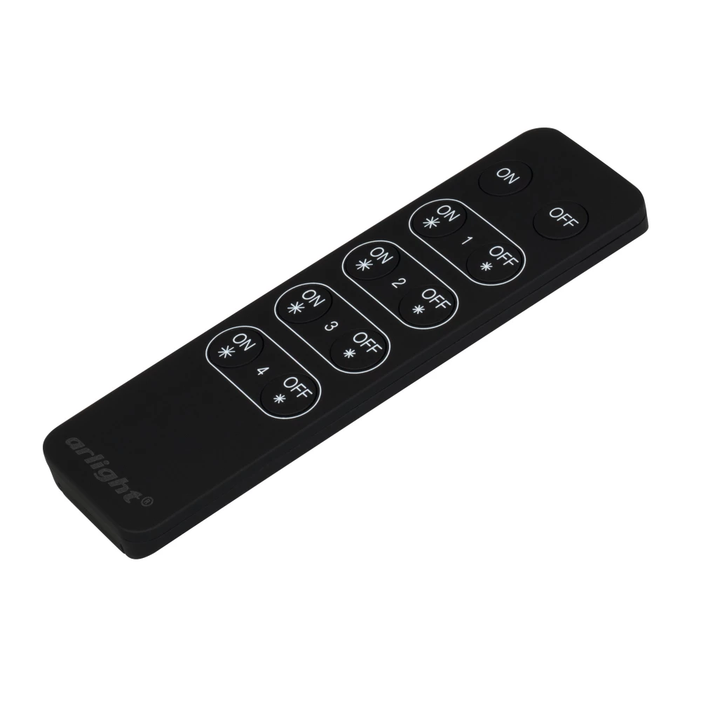 Пульт SR-2833K4 Black (диммер 4 зоны) (Arlight, IP20 Пластик, 3 года) 021057 - Viokon.com