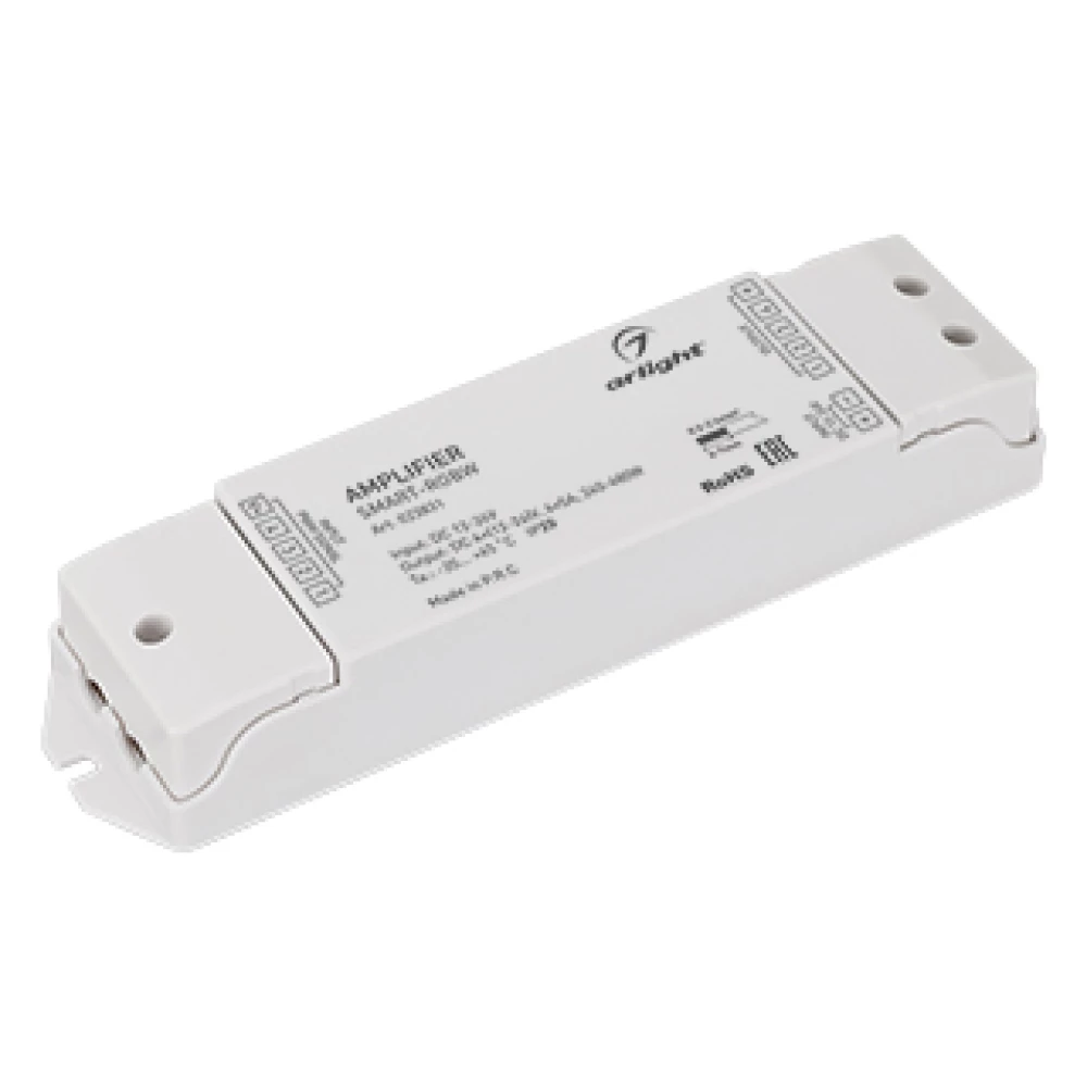 Усилитель SMART-RGBW (12-24V, 4x5A) (Arlight, IP20 Пластик, 5 лет) 023831 - Viokon.com