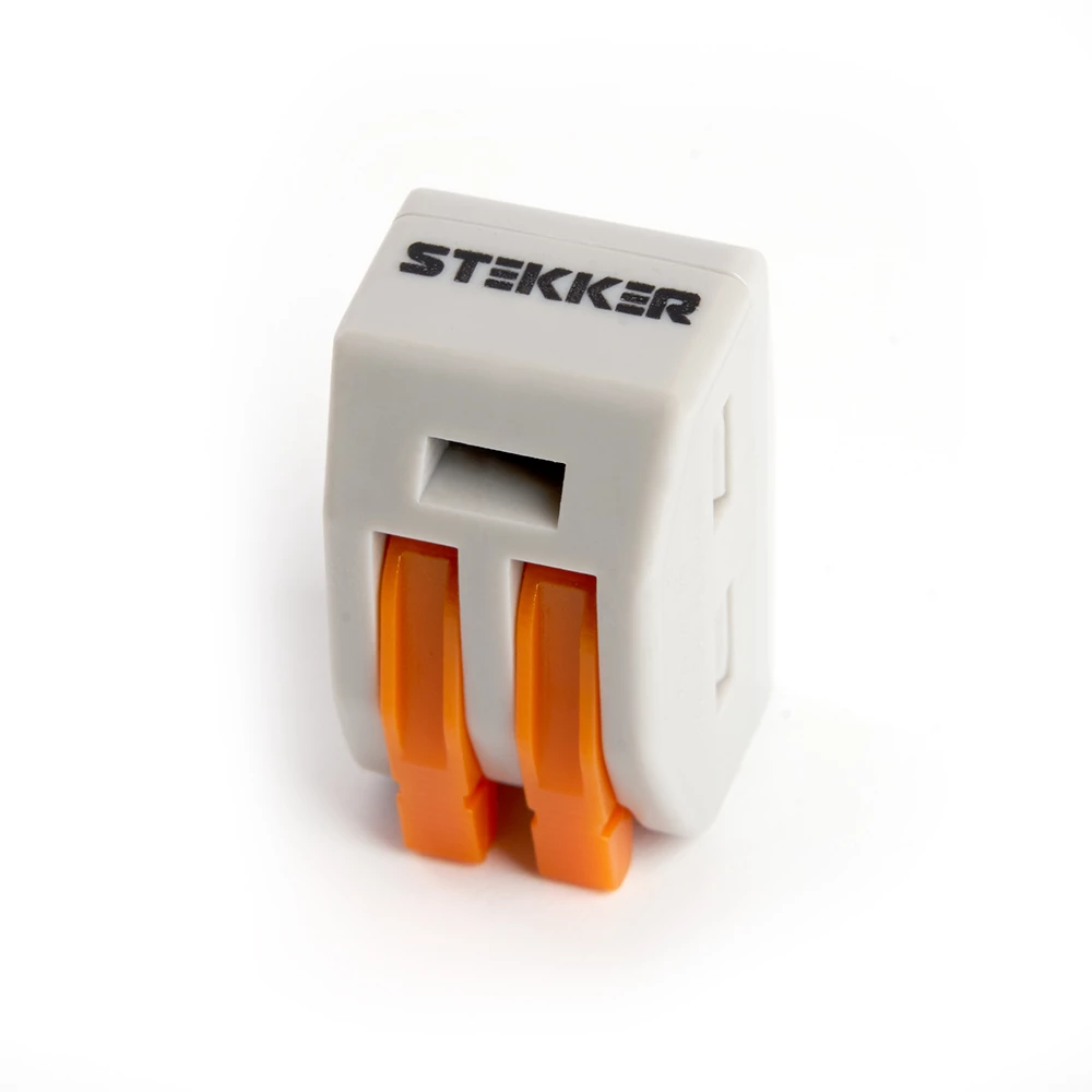 Клемма строительно-монтажная 2-проводная STEKKER, LD222-612 (39866) - Viokon.com